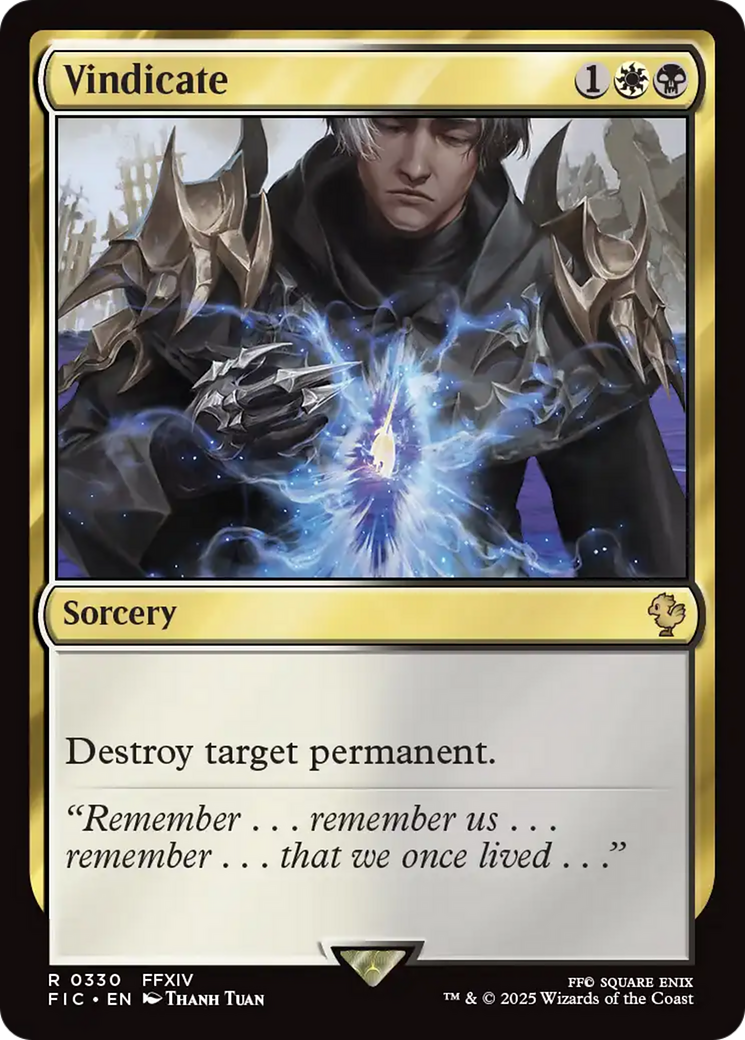 Vindicate [FINAL FANTASY Commander] | Cards and Coasters CA