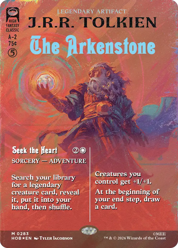 The Arkenstone (Borderless) (Surge Foil) [The Hobbit] | Cards and Coasters CA