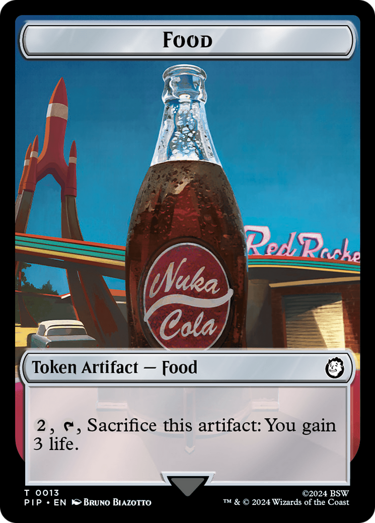 Food (0013) // Wasteland Survival Guide Double-Sided Token [Fallout Tokens] | Cards and Coasters CA