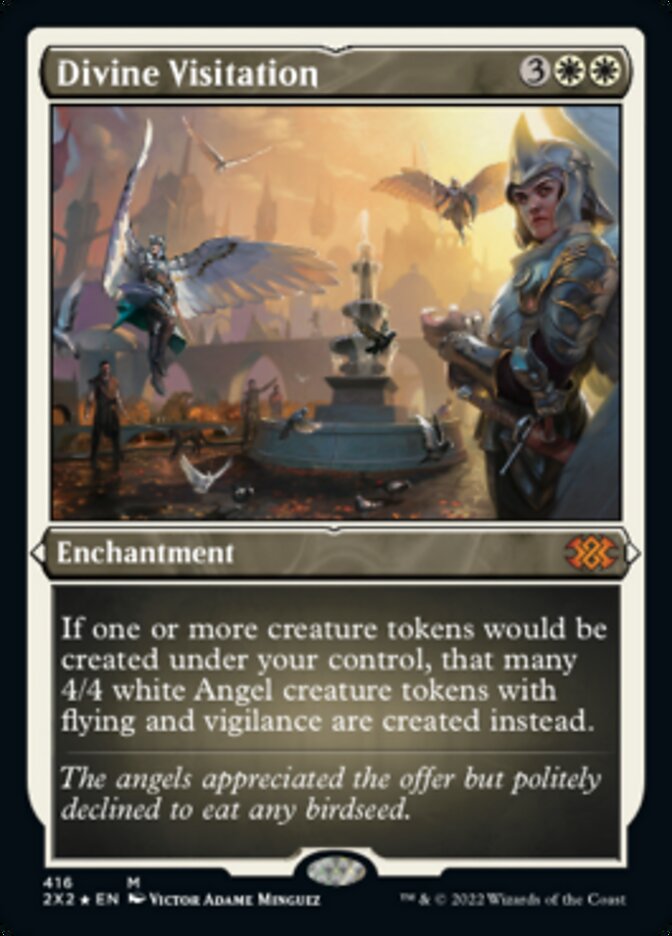 Divine Visitation (Foil Etched) [Double Masters 2022] | Cards and Coasters CA