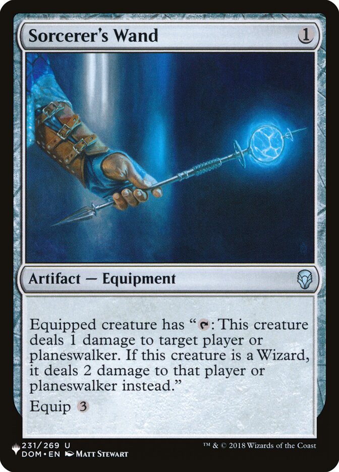 Sorcerer's Wand [The List] | Cards and Coasters CA
