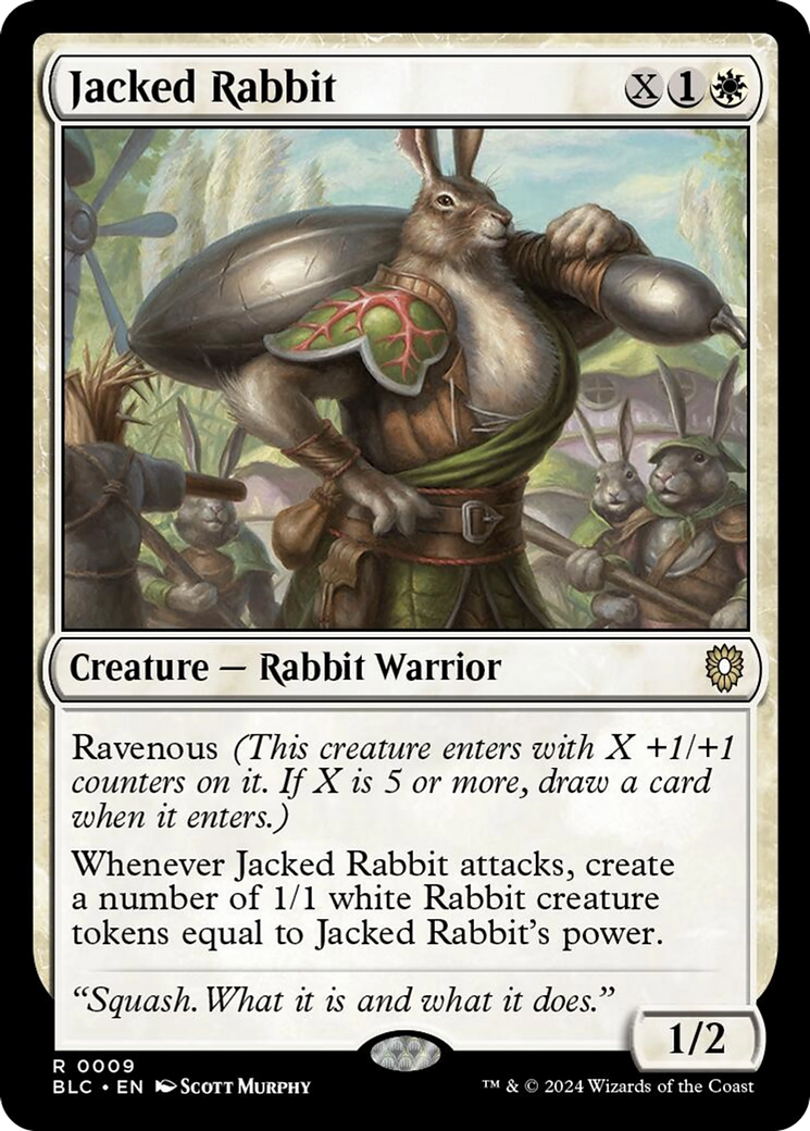 Jacked Rabbit [Bloomburrow Commander] | Cards and Coasters CA