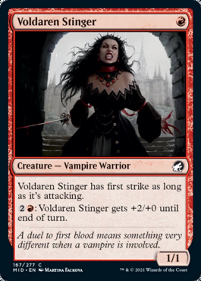 Voldaren Stinger [Innistrad: Midnight Hunt] | Cards and Coasters CA