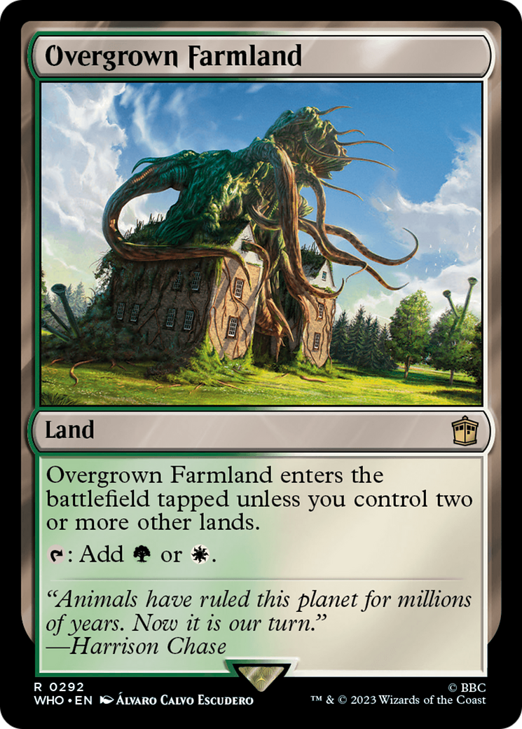 Overgrown Farmland [Doctor Who] | Cards and Coasters CA