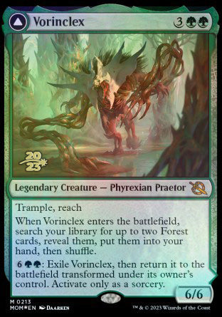 Vorinclex // The Grand Evolution [March of the Machine Prerelease Promos] | Cards and Coasters CA