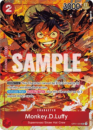 Monkey.D.Luffy (Parallel) [Romance Dawn] | Cards and Coasters CA