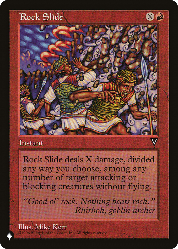 Rock Slide [The List Reprints] | Cards and Coasters CA