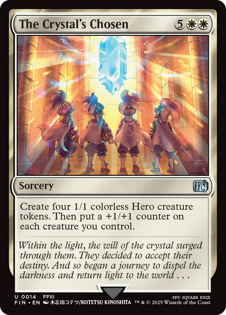The Crystal's Chosen [FINAL FANTASY] | Cards and Coasters CA