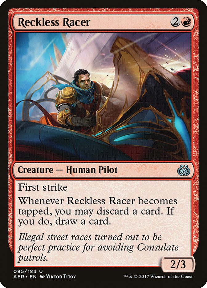 Reckless Racer [Aether Revolt] | Cards and Coasters CA
