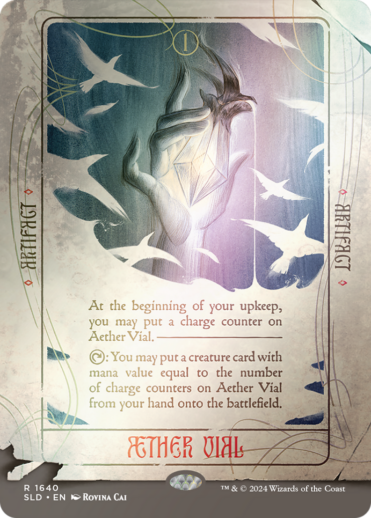 Aether Vial (Rainbow Foil) [Secret Lair Drop Series] | Cards and Coasters CA
