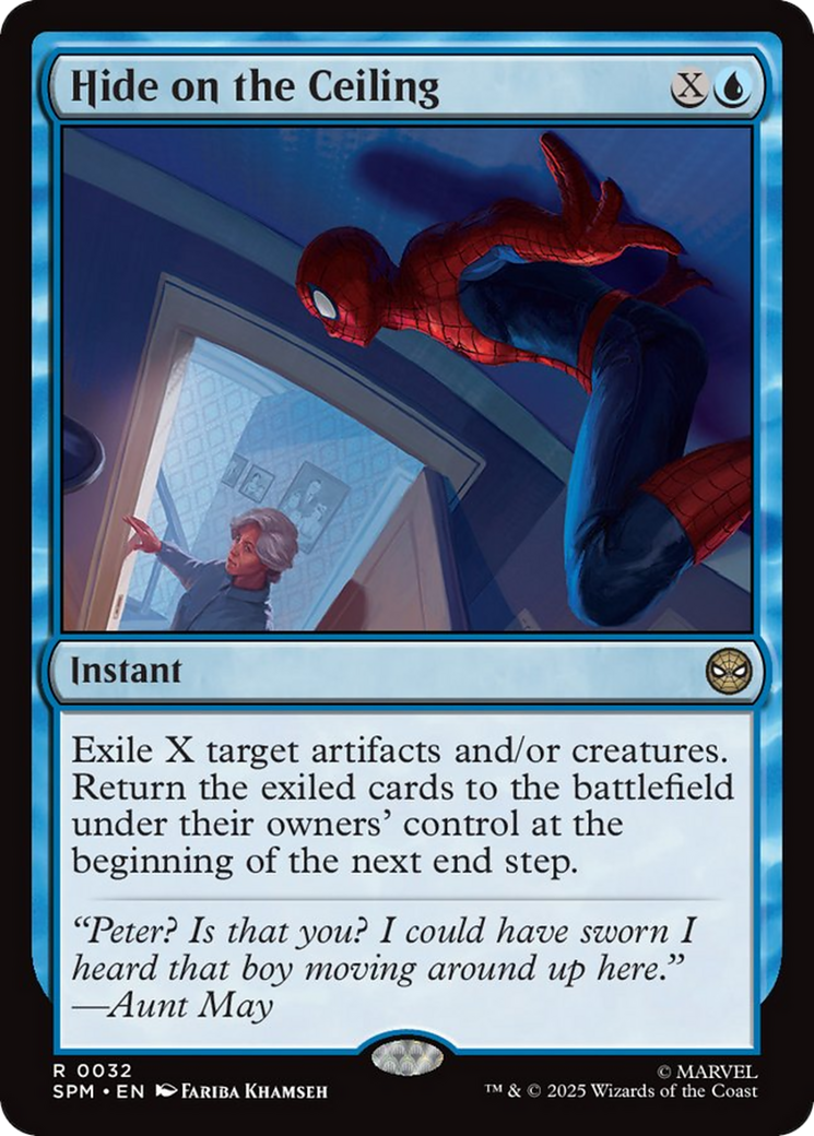 Hide on the Ceiling [Marvel's Spider-Man] | Cards and Coasters CA