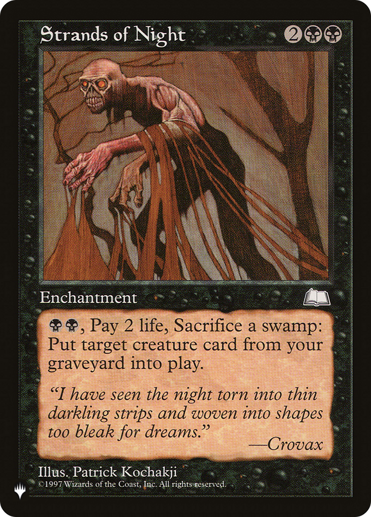 Strands of Night [The List] | Cards and Coasters CA