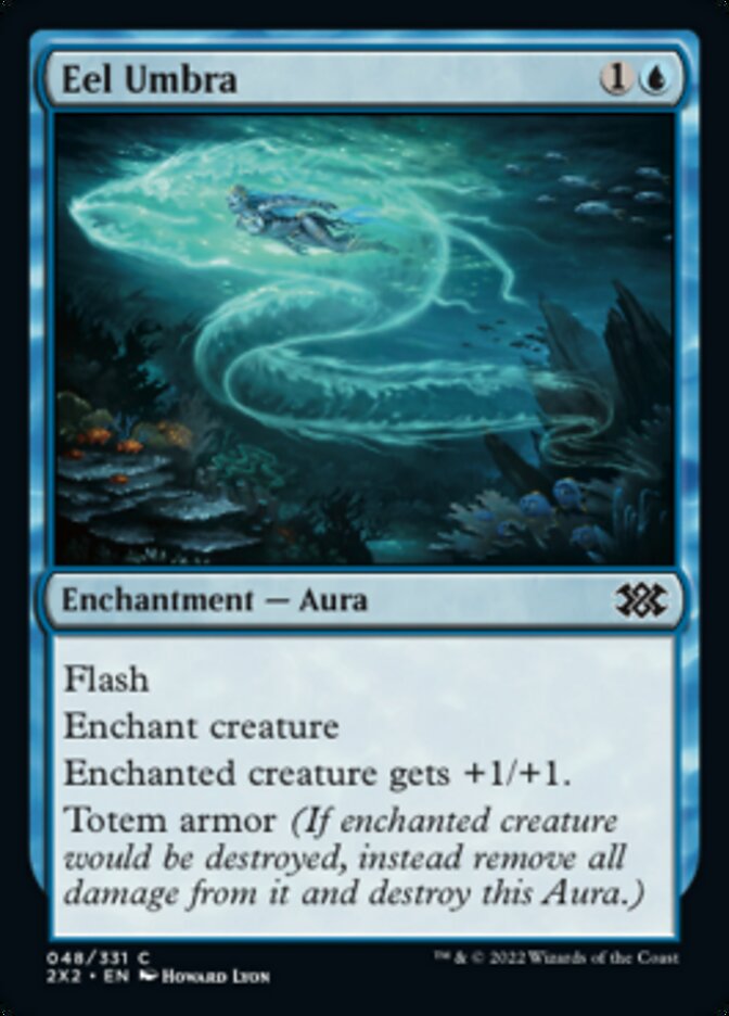 Eel Umbra [Double Masters 2022] | Cards and Coasters CA