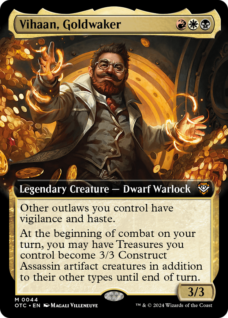 Vihaan, Goldwaker (Extended Art) [Outlaws of Thunder Junction Commander] | Cards and Coasters CA