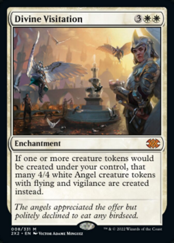 Divine Visitation [Double Masters 2022] | Cards and Coasters CA