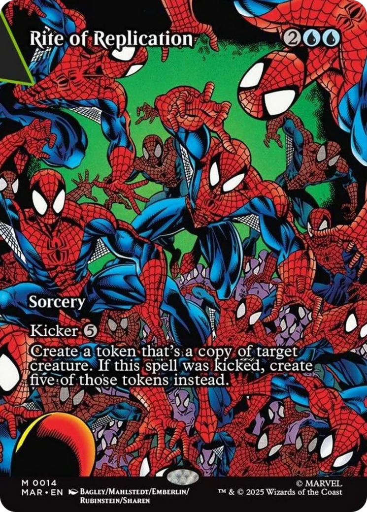 Rite of Replication (Borderless) [Marvel's Spider-Man: Eternal-Legal] | Cards and Coasters CA
