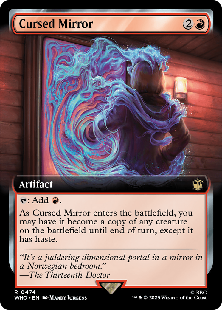 Cursed Mirror (Extended Art) [Doctor Who] | Cards and Coasters CA