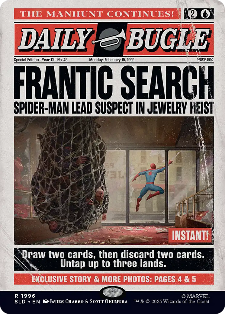 Frantic Search (1996) (Rainbow Foil) [Secret Lair Drop Series] | Cards and Coasters CA