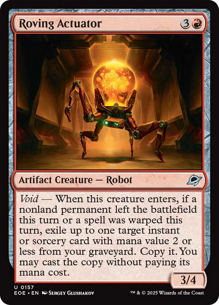 Roving Actuator [Edge of Eternities] | Cards and Coasters CA