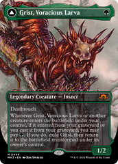 Grist, Voracious Larva // Grist, the Plague Swarm (Borderless) [Modern Horizons 3] | Cards and Coasters CA