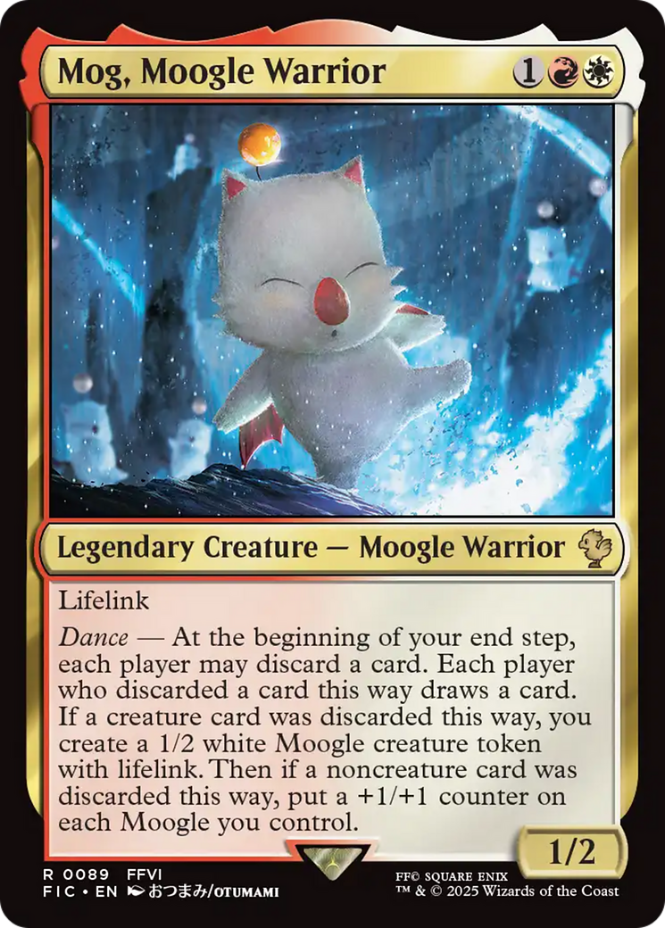 Mog, Moogle Warrior [FINAL FANTASY Commander] | Cards and Coasters CA