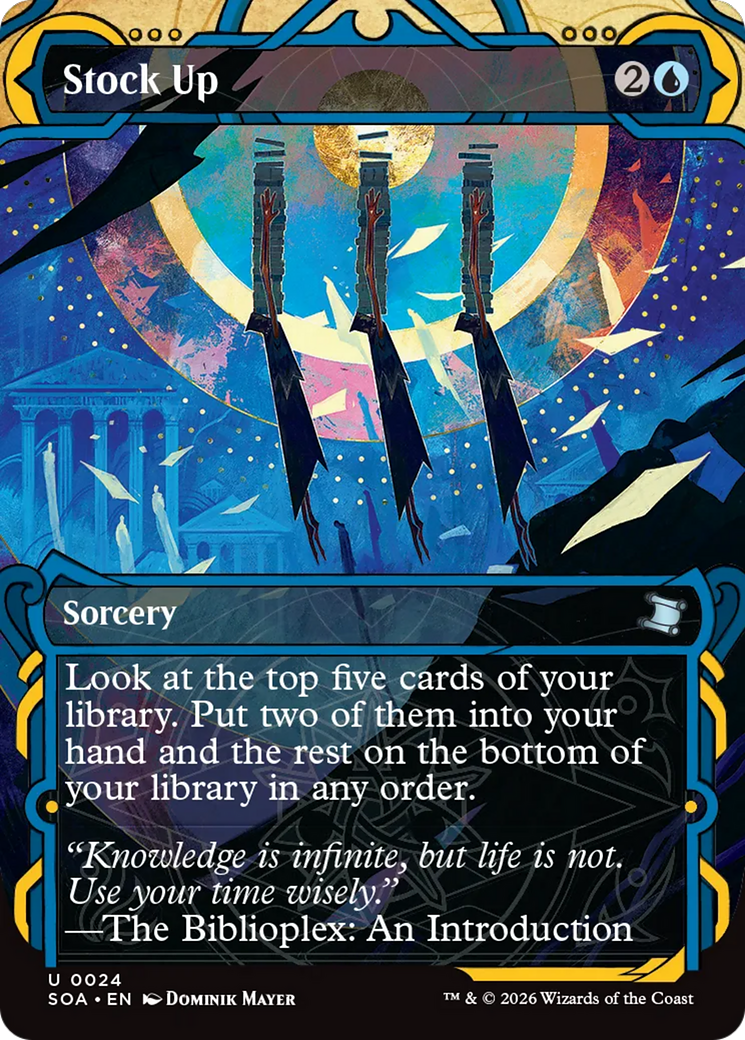 Stock Up [Secrets of Strixhaven: Mystical Archive] | Cards and Coasters CA