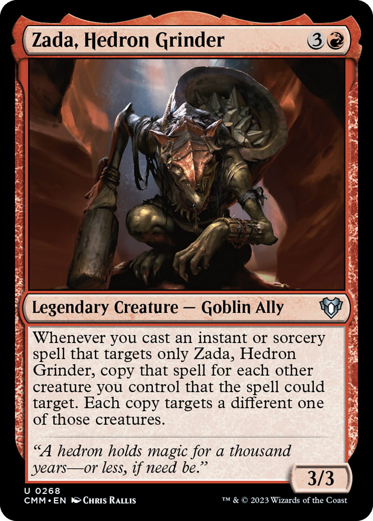Zada, Hedron Grinder [Commander Masters] | Cards and Coasters CA