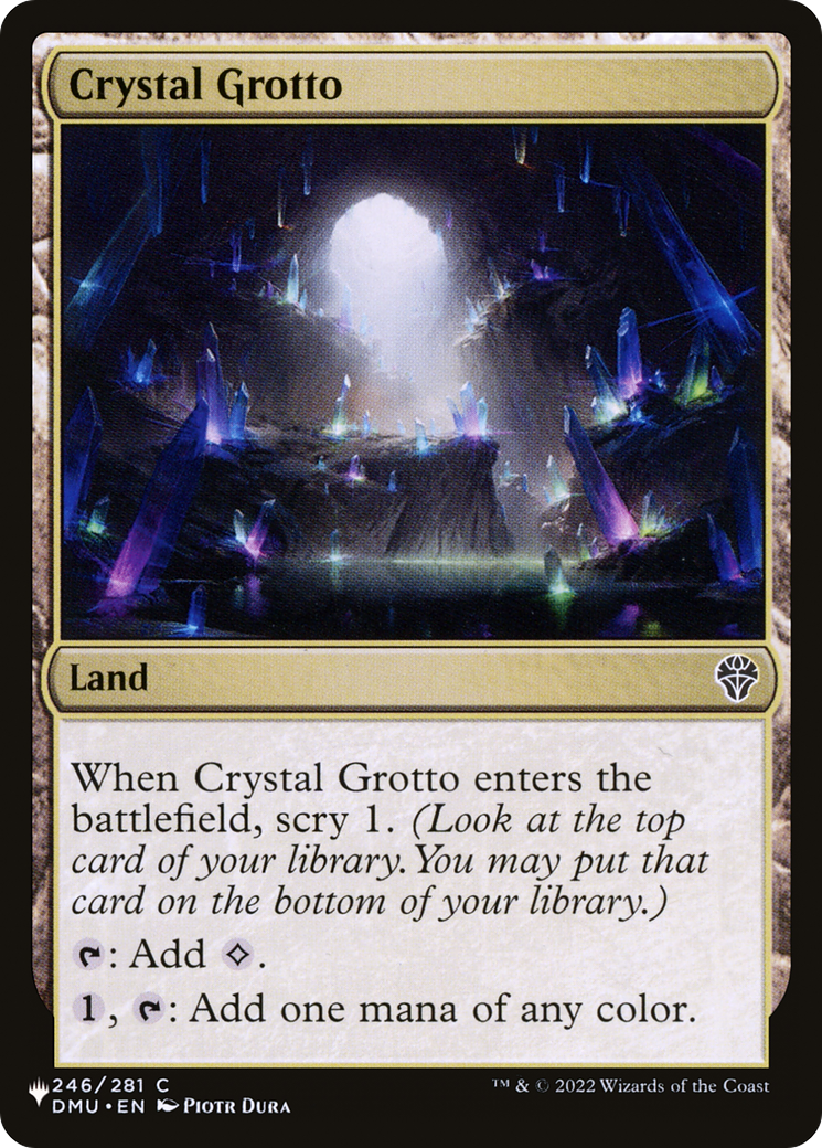 Crystal Grotto [The List] | Cards and Coasters CA