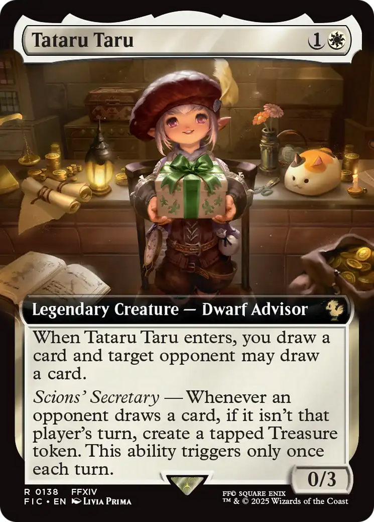 Tataru Taru (Extended Art) [FINAL FANTASY Commander] | Cards and Coasters CA