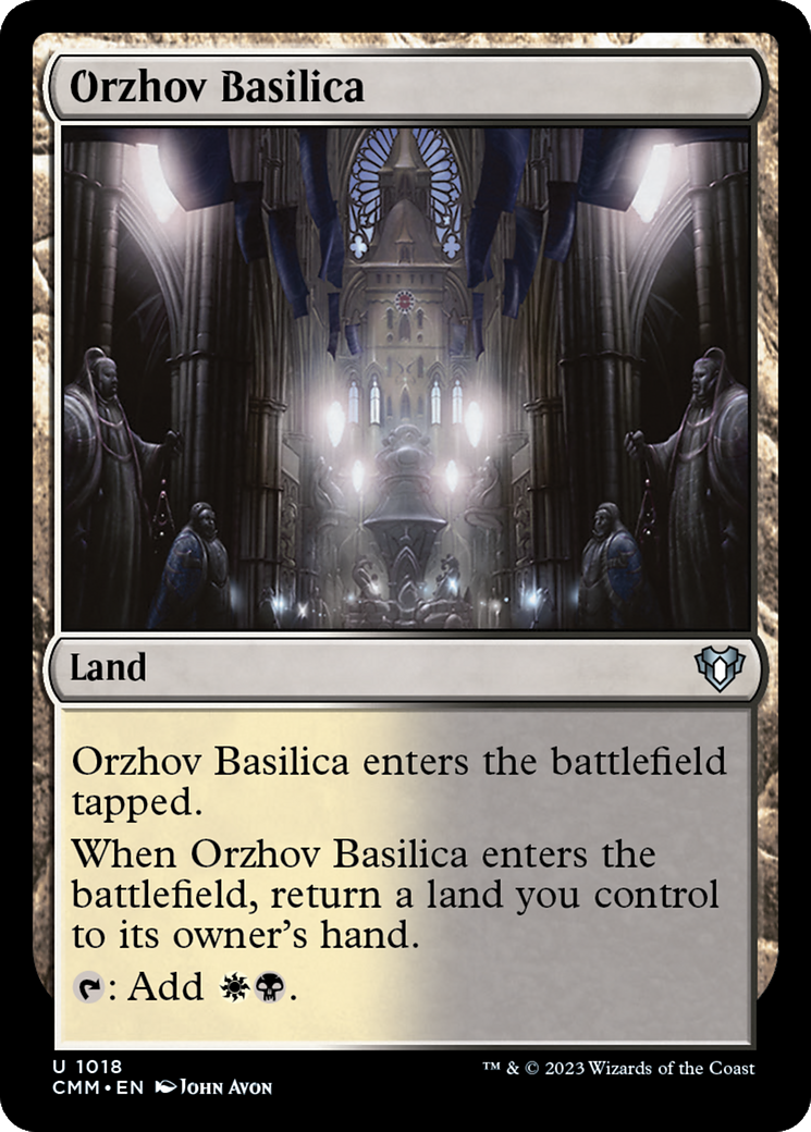 Orzhov Basilica [Commander Masters] | Cards and Coasters CA