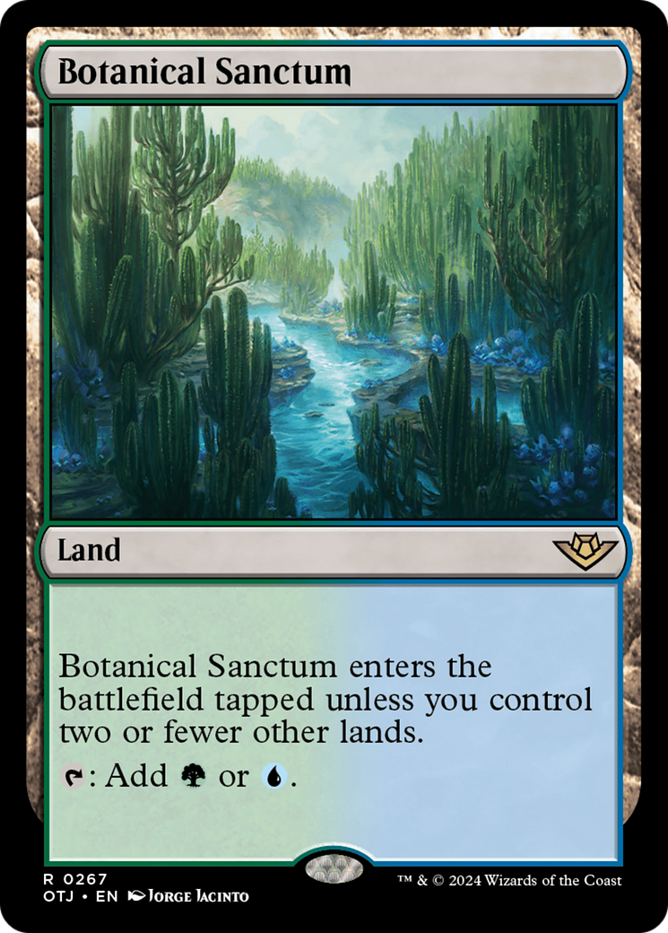 Botanical Sanctum [Outlaws of Thunder Junction] | Cards and Coasters CA