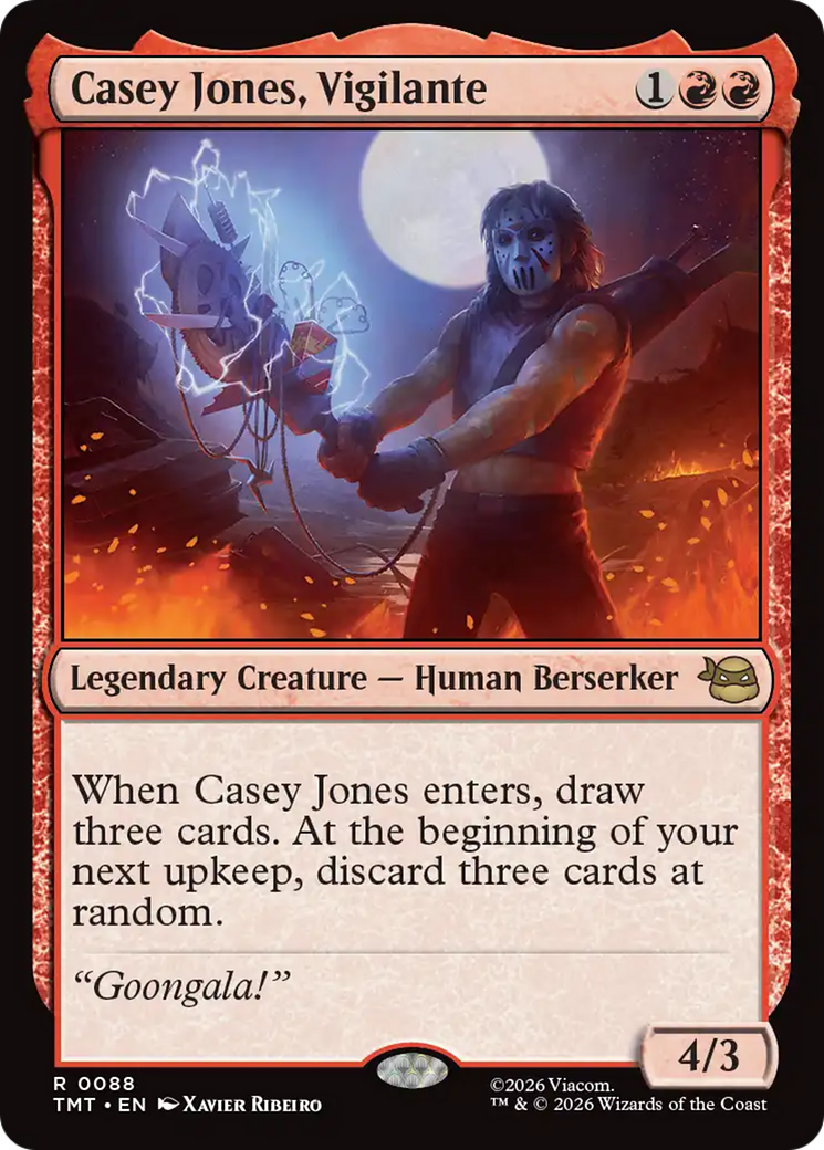 Casey Jones, Vigilante [Teenage Mutant Ninja Turtles] | Cards and Coasters CA