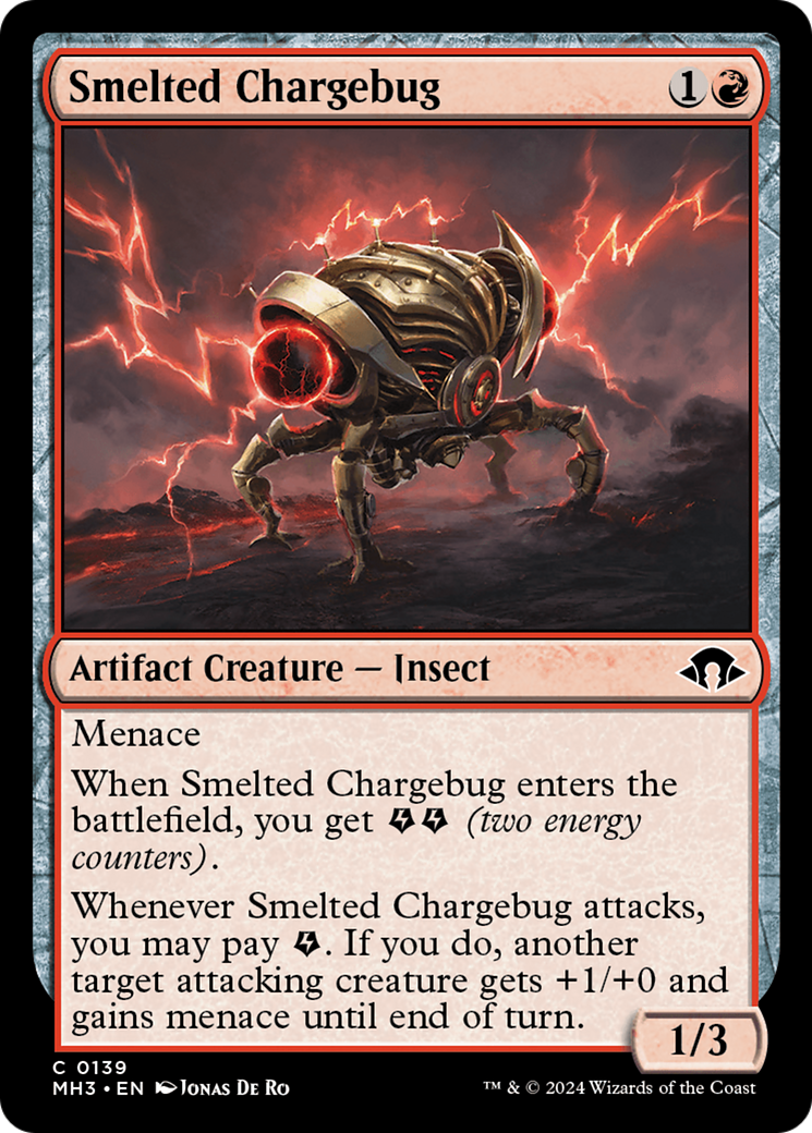 Smelted Chargebug [Modern Horizons 3] | Cards and Coasters CA