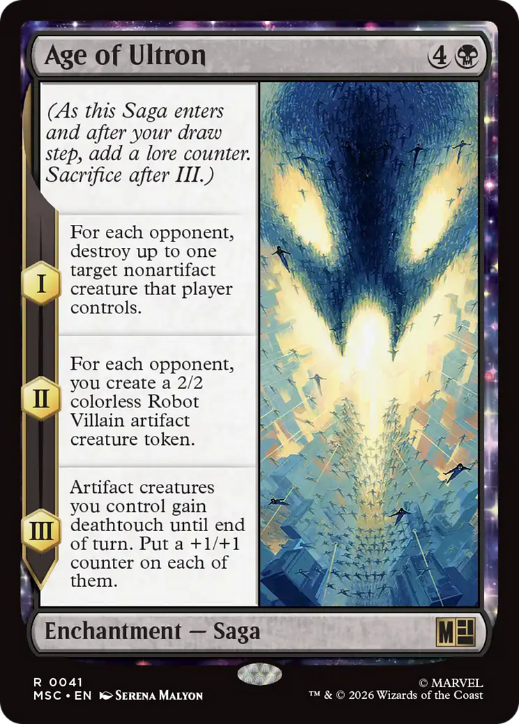 Age of Ultron (Surge Foil) [Marvel Super Heroes Commander] | Cards and Coasters CA