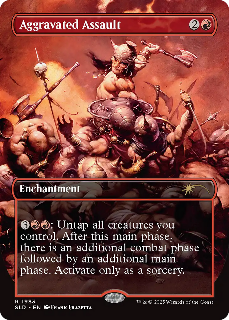 Aggravated Assault (1983) (Rainbow Foil) [Secret Lair Drop Series] | Cards and Coasters CA