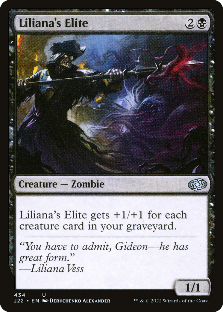 Liliana's Elite [Jumpstart 2022] | Cards and Coasters CA