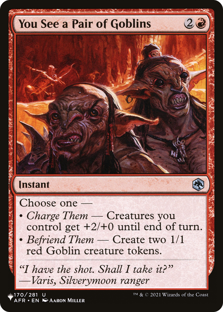Call Out the Goblins! - Boggart Shenanigans [Secret Lair Drop Series] | Cards and Coasters CA