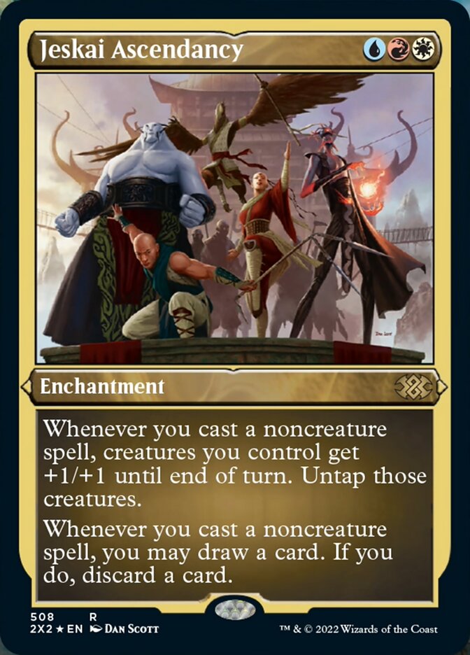 Jeskai Ascendancy (Foil Etched) [Double Masters 2022] | Cards and Coasters CA