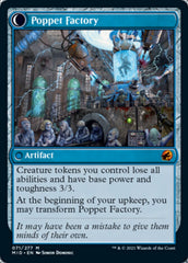 Poppet Stitcher // Poppet Factory [Innistrad: Midnight Hunt] | Cards and Coasters CA