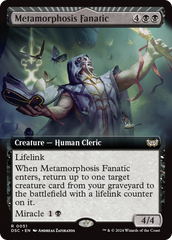 Metamorphosis Fanatic (Extended Art) [Duskmourn: House of Horror Commander] | Cards and Coasters CA