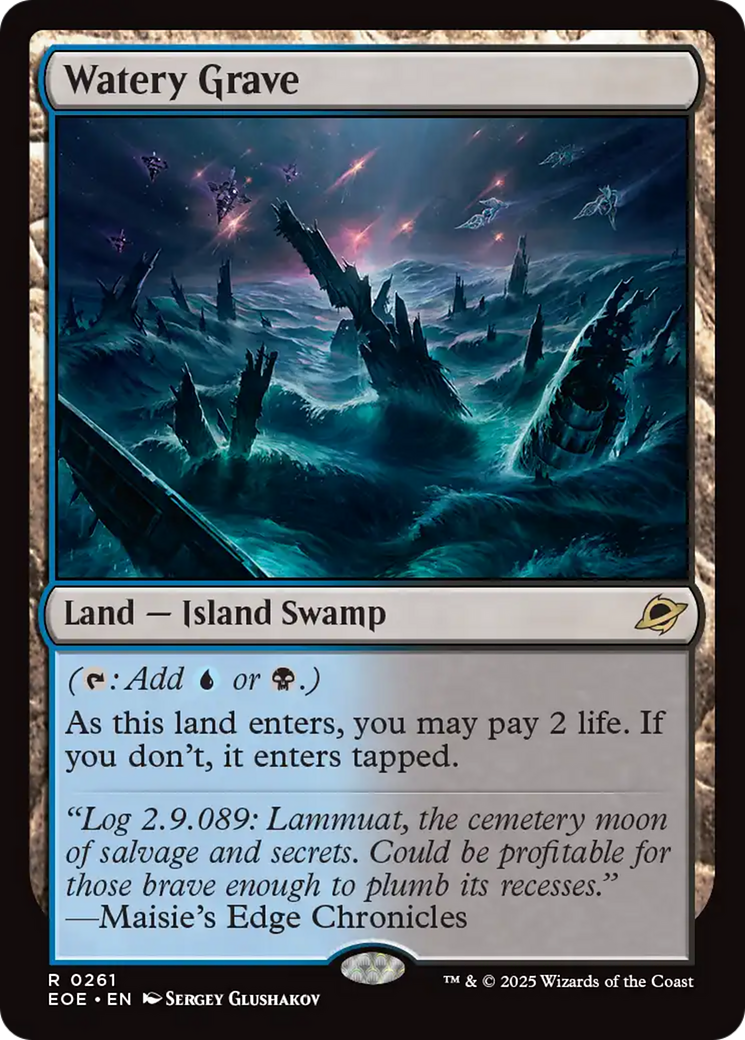 Watery Grave [Edge of Eternities] | Cards and Coasters CA