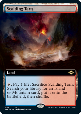 Scalding Tarn (Extended Art) [Modern Horizons 2] | Cards and Coasters CA