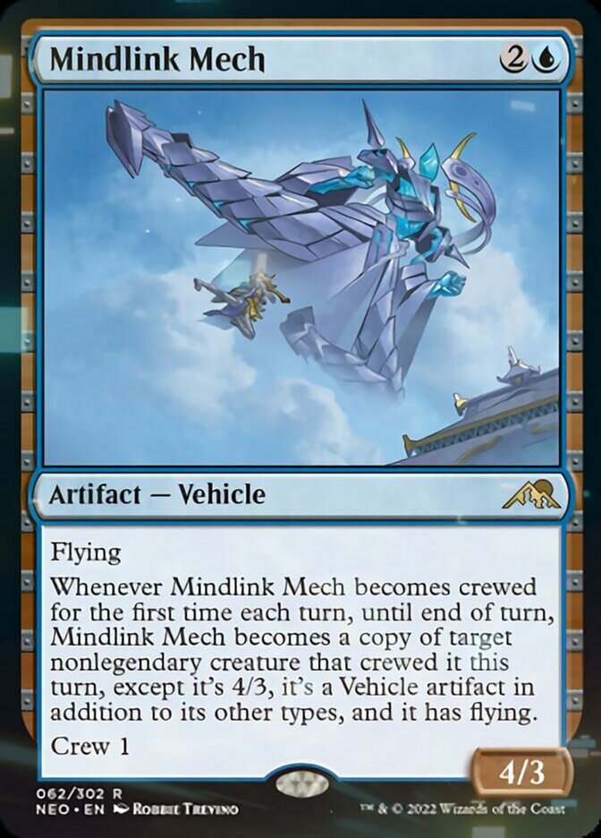 Mindlink Mech [Kamigawa: Neon Dynasty] | Cards and Coasters CA