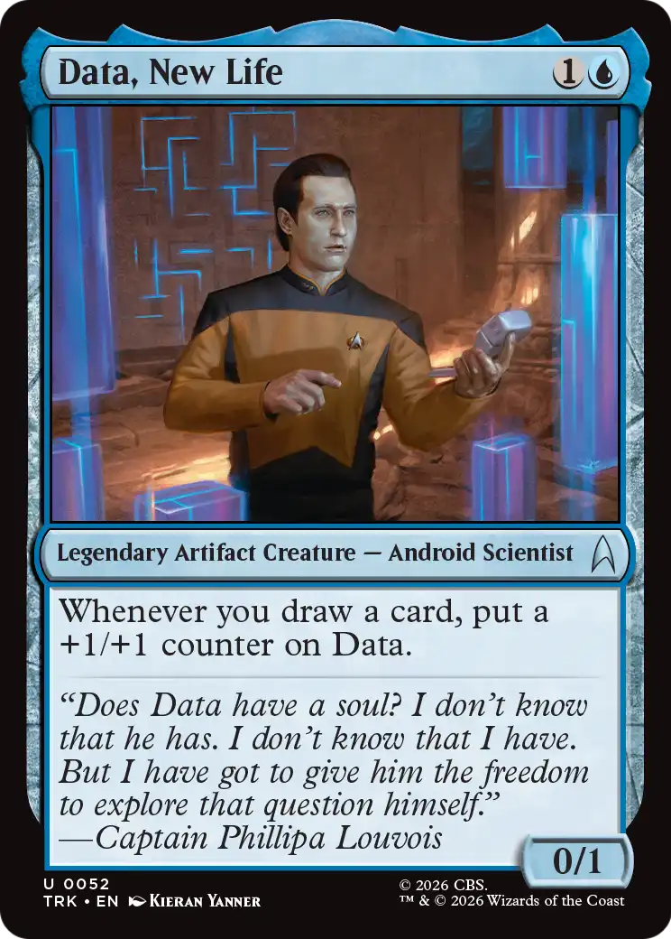 Data, New Life [Star Trek] | Cards and Coasters CA