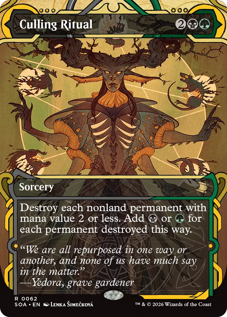 Culling Ritual [Secrets of Strixhaven: Mystical Archive] | Cards and Coasters CA