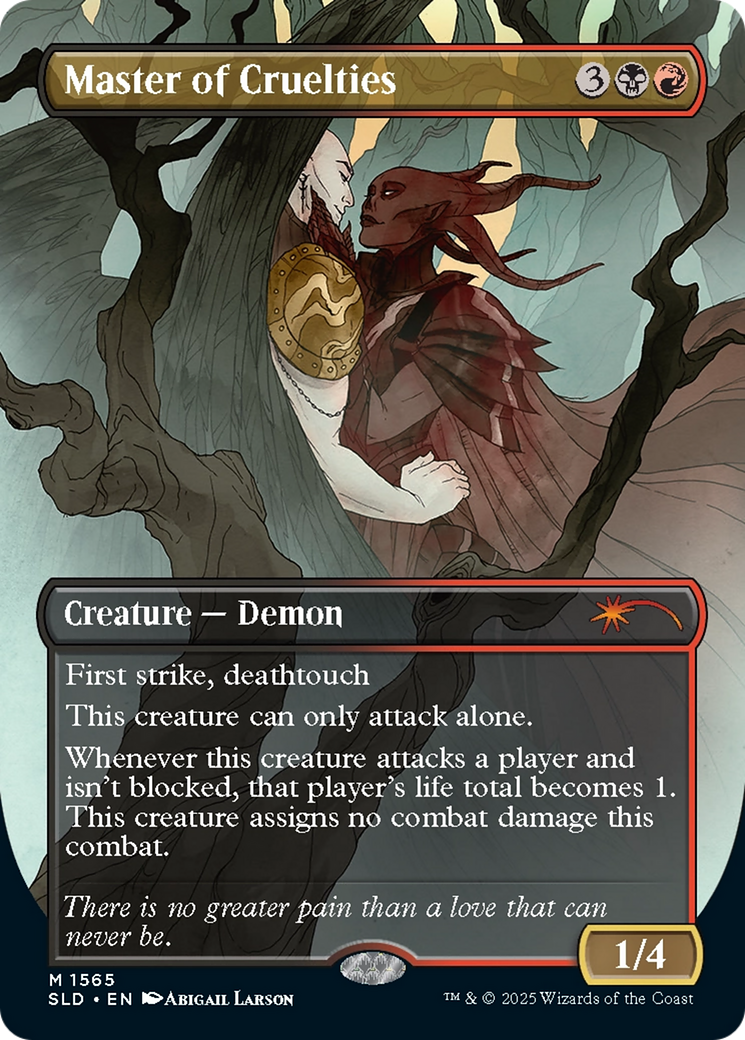Master of Cruelties (Rainbow Foil) [Secret Lair Drop Series] | Cards and Coasters CA