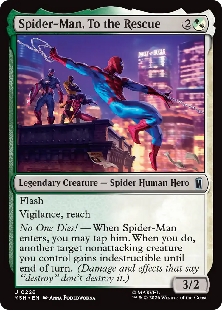 Spider-Man, To the Rescue [Marvel Super Heroes] | Cards and Coasters CA