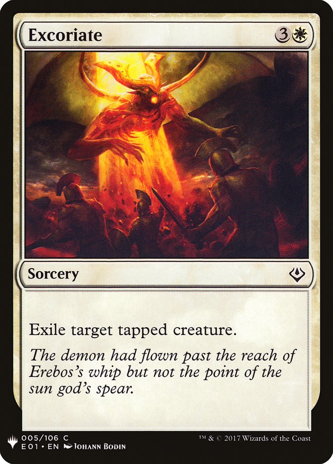 Excoriate [Mystery Booster] | Cards and Coasters CA
