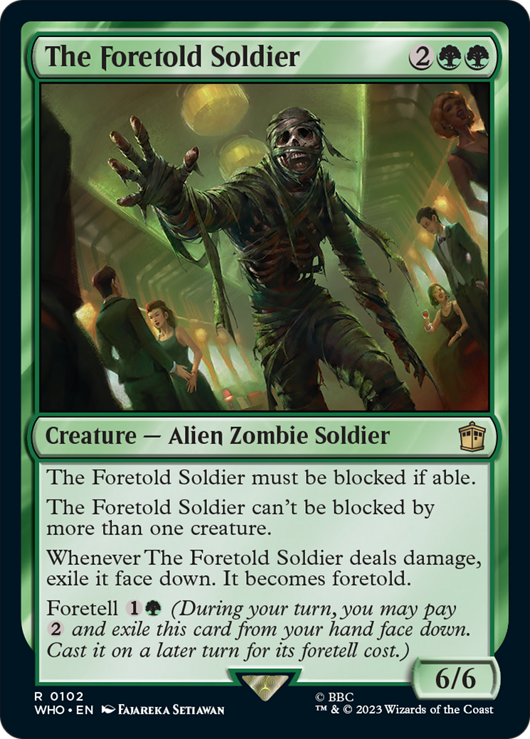 The Foretold Soldier [Doctor Who] | Cards and Coasters CA