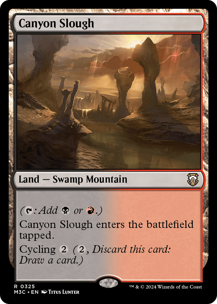 Canyon Slough [Modern Horizons 3 Commander] | Cards and Coasters CA